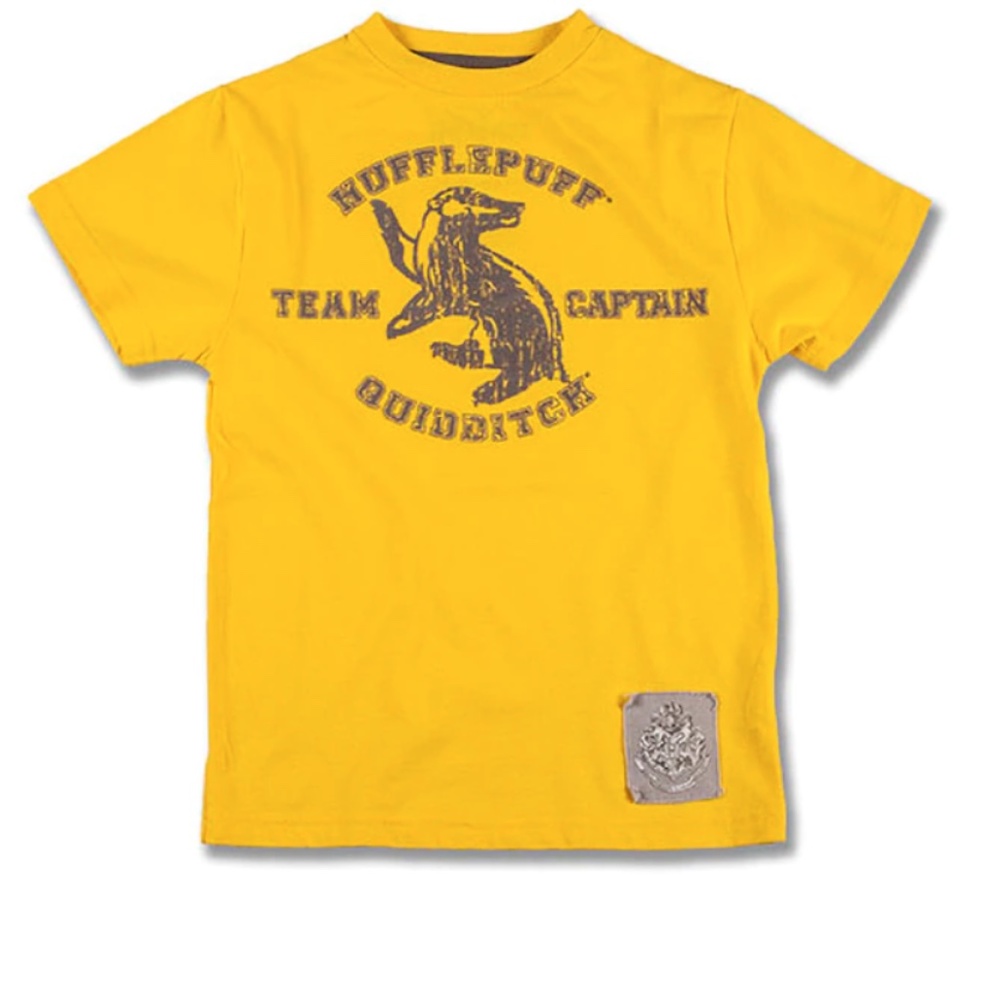 Harry Potter, Official Universal Studios Hufflepuff Quidditch T shirt size L